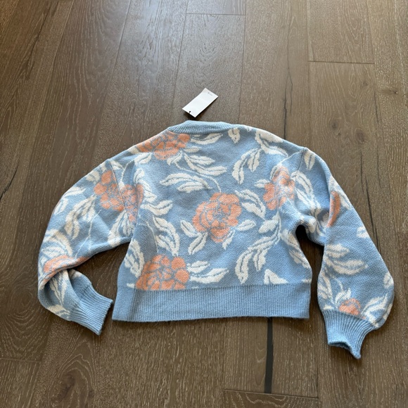 MNG mango floral print cropped sweater - Picture 4 of 6